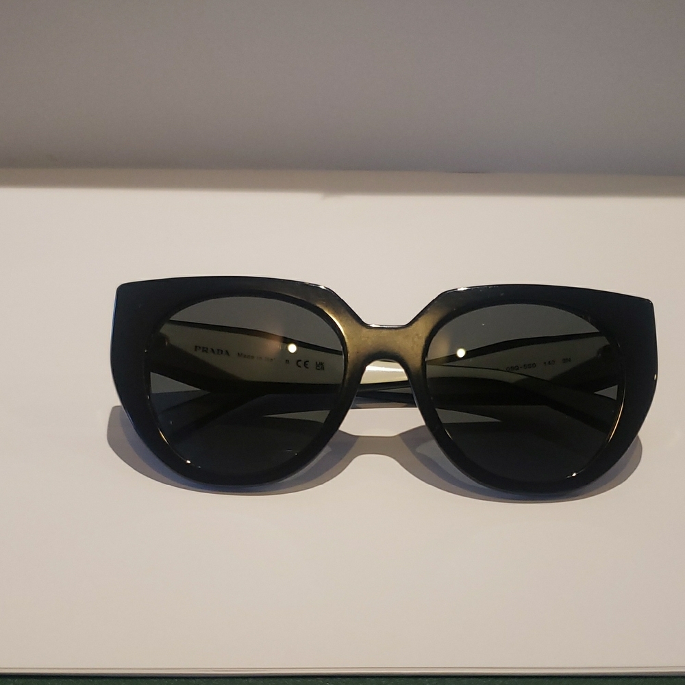 Prada Black Cat-Eye Sunglasses Bold Design